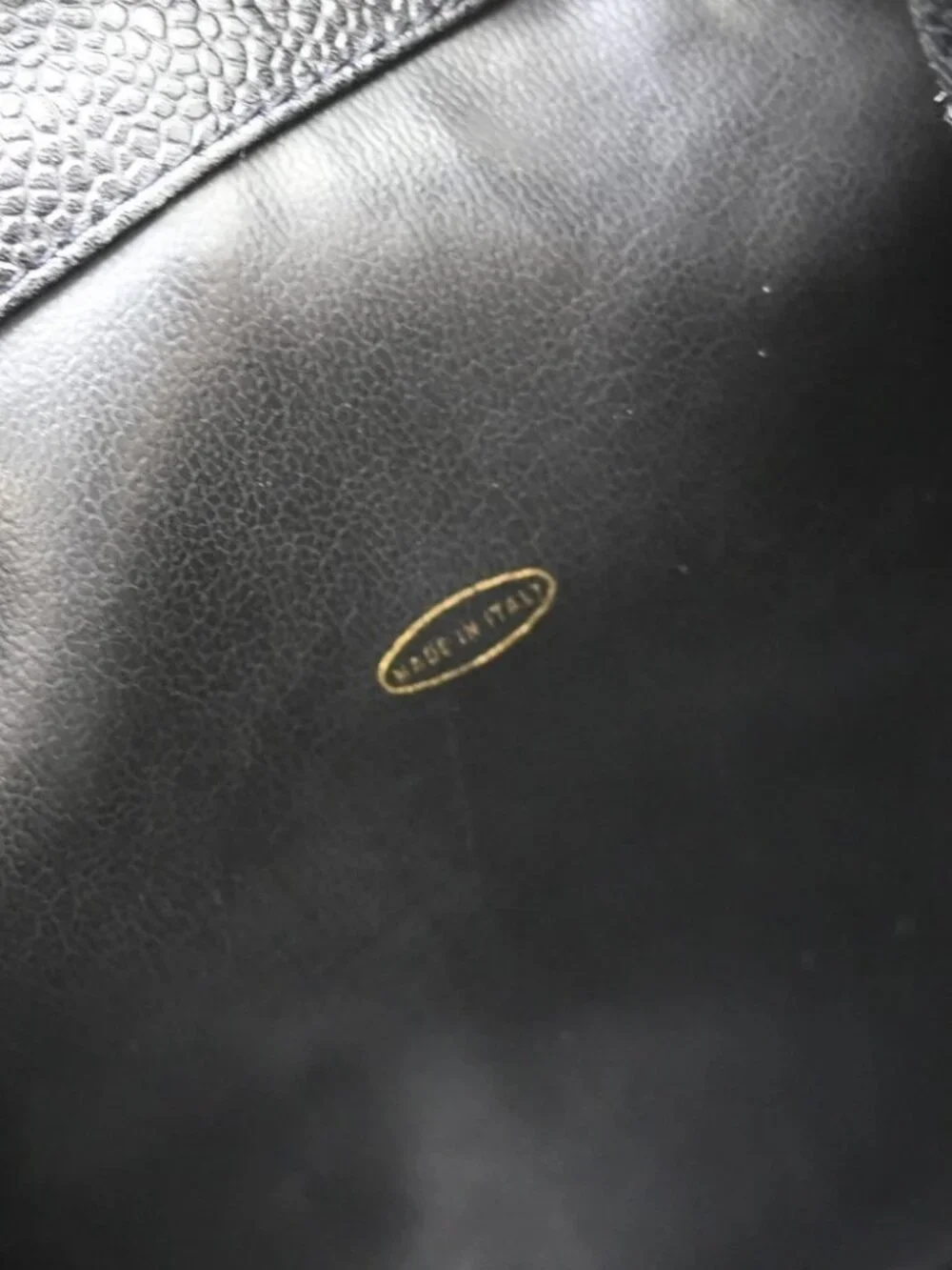 Chanel Black Calfskin Drawstring Shoulder Bag